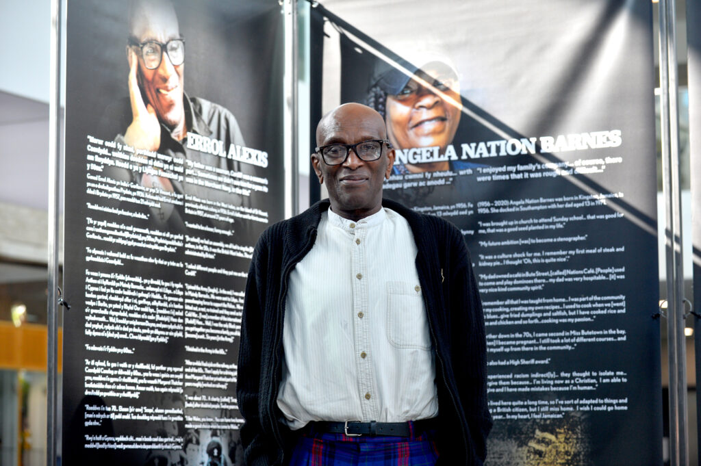 Errol Alexis part of the Windrush Cymru generation whose story features in the project 